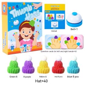 Children's Early Education Puzzle Thumb Cap Game