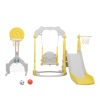 5-in-1 slide Car - yellow gray