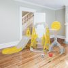5-in-1 slide Car - yellow gray