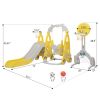 5-in-1 slide Car - yellow gray