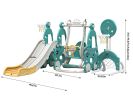 Kids Slide Playset Structure Children's indoor slide playgroud baby plastic slide and swing set large combination for home or outdoor
