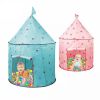 Cmgb Princess Castle Play Tent, Kids Foldable Games Tent House Toy for Indoor & Outdoor Use-Pink