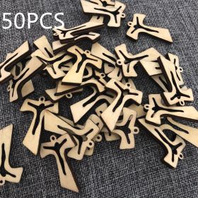 Poplar Made 4cm Laser Cut Cross T Cross