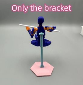Multi-Jointed Movable Shapeshift Robot 2.0 3D Printed Mannequin Dummy Action Model Doll Toy Kid Gift (Option: Only the bracket)