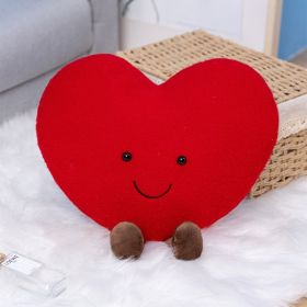 Couple Confession Love Pillow Angel Cushion Pillow Cute Plush Home Decoration (Option: Red Love-35cm)