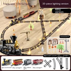 High Speed Rail Parking Lot Children's Small Train Set (Option: 8style-Charging version)