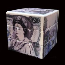 Puzzle Gift Toy Intelligence Development UV Printing Rubik's Cube (Option: Pound 1)