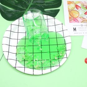 Colored Clay Fruit Puree Fruit Slices Crystal Mud Soft Boxed Pressure Reduction Toy (Option: Green Kiwi Fruit Pieces 150ml)