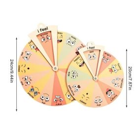 Montessori Expression Emotion Wooden Handicraft Toy (size: small)