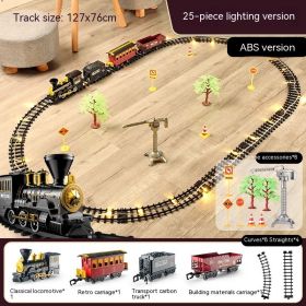 High Speed Rail Parking Lot Children's Small Train Set (Option: 2style-Regular version)