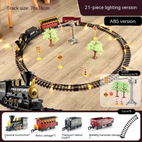 High Speed Rail Parking Lot Children's Small Train Set (Option: 1style-Regular version)
