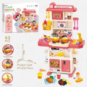 Play House Toys Cooking Suit (Option: 43PCs Powder)