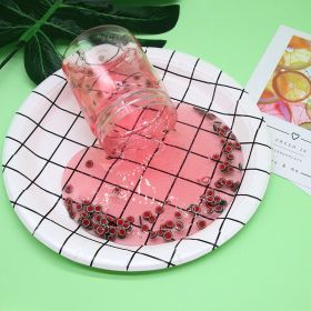 Colored Clay Fruit Puree Fruit Slices Crystal Mud Soft Boxed Pressure Reduction Toy (Option: Red Watermelon Piece 150ml)