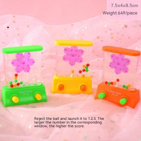 Children's Ring Throwing Water Machine Toy (Option: Random Flower Color)