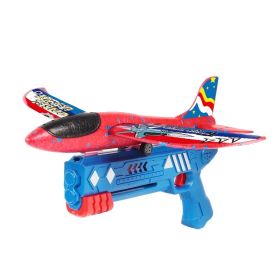 Foam Ejection Aircraft Children's Toys (Color: Blue)