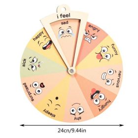 Montessori Expression Emotion Wooden Handicraft Toy (size: large)
