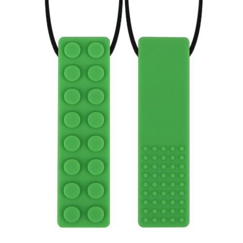 Building Blocks Teether Chewing Pendant Rainbow Teether Baby Teether Stick Self-closing