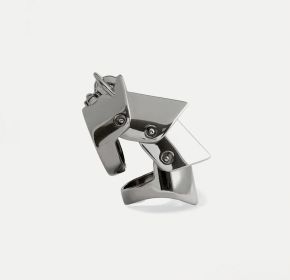 Queen Mother's Four-section Armor Ring Punk Armor Knuckle Ring (Option: Silver-No7)