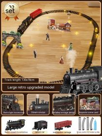 High Speed Railway Children's Small Train Track Toys (Option: 1 Style)