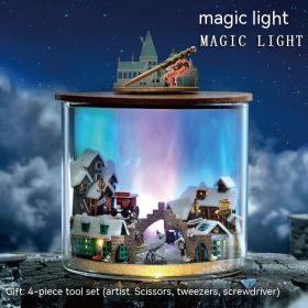 3d Assembled Model Handmade Toy (Option: Magic Light)