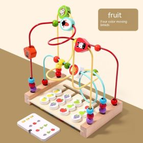 Children's Enlightenment String Beads Toys Boys And Girls (Option: Fruit IV Color Game)