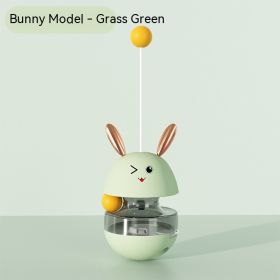 New Pet Tumbler Toy Cat Turntable (Option: Grass Green Bunny Style)