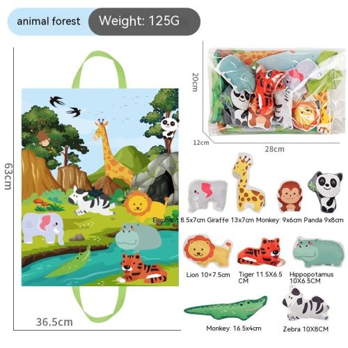 Off-road Vehicle Bag Carpet Ringing Paper Toy Car