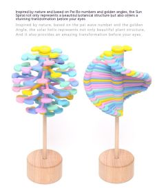 Lollipop Wooden  Bar Rotating Toy (Option: Macaron Color)