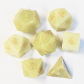Dice Board Game Casual Game Multi-sided Digital Sieve Seven Tablets Suit (Option: Lemon Jade)