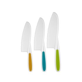 Children's Plastic Knife Cake Knife Fruit Knife (Option: 3 Piece Set)