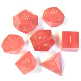 Dice Board Game Casual Game Multi-sided Digital Sieve Seven Tablets Suit (Option: Watermelon Red)