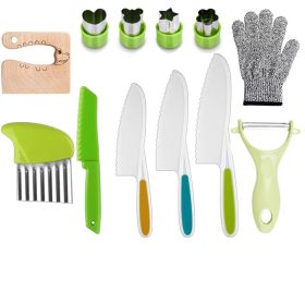 Children's Plastic Knife Cake Knife Fruit Knife (Option: 12 Piece Set)