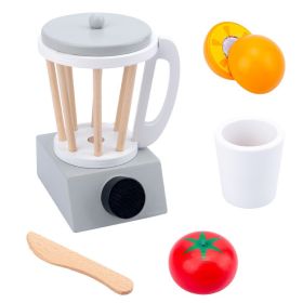 Simulation Play House Selling Car Candy Set Wooden Children Popcorn Wooden Kitchenware (Option: Juicer)