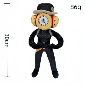 Toilet Man Spoof Plush Toy Doll (Option: Big Female Clock Man-Ordinary Packaging)