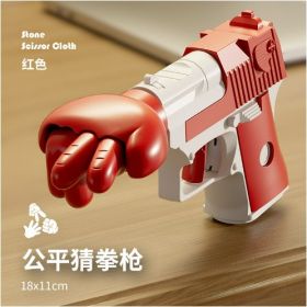 Punch Gun Table Game Props Decompression Kids Toys (Option: Guess Punch Gun Red)