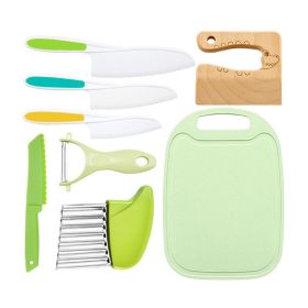 Children's Plastic Knife Cake Knife Fruit Knife (Option: 8 Piece Set 2)