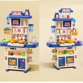 Play House Toys Cooking Suit (Option: 83cm43 Set Blue)