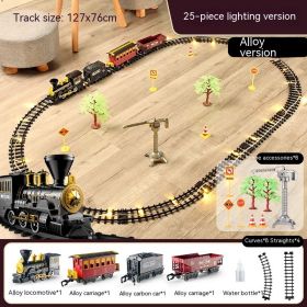 High Speed Rail Parking Lot Children's Small Train Set (Option: 6style-Charging version)