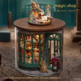 3d Assembled Model Handmade Toy (Option: Magic Shop)