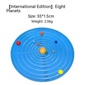 Montessori Solar System Nine Planets Eight Planets Geography Science Culture Teaching Toys Early Education Puzzle In Stock Wholesale (Option: Eight Planets)