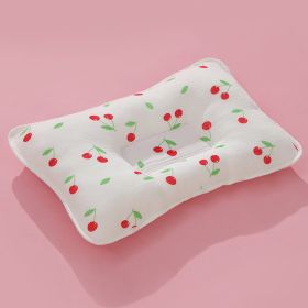 Baby Cartoon Supplies Anti-deviation Head Memory Foam Baby Pillow (Option: Cherry-30x20cm)