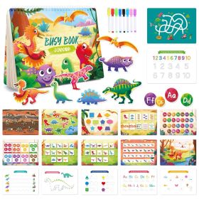 Dinosaur Theme Busy Book Busy Book Children's Toy Book Early Education (Option: Dinosaur Theme Busy Book)