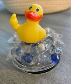 Middle Finger Plastic Small Yellow Duck (Option: Small Size)