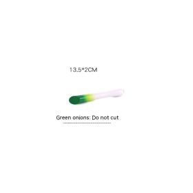 Wooden Vegetable Magnetic Children's Play House Cut Fruit Toys (Option: Green Chinese Onion)