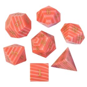 Dice Board Game Casual Game Multi-sided Digital Sieve Seven Tablets Suit (Option: Red Peacock)