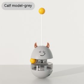 New Pet Tumbler Toy Cat Turntable (Option: Gray Calf Style)
