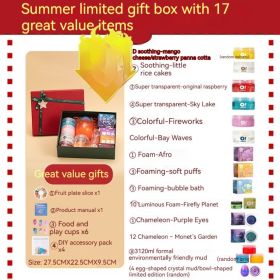 Foam Glue Slime Liquid Gift Set (Option: Gift box with 17pieces)