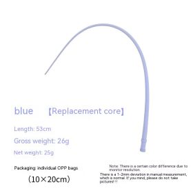 Silicone Cat Playing Rod Simulation Mouse Catching Can Be Replaced (Option: Blue Replacement Refill)