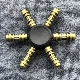 Bronze Alloy Fingertip Gyro Relieving Spinning Top Rotating Hand Spinner (Option: Su Lieai and Peace Fund)