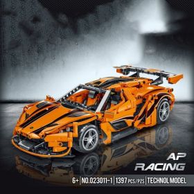 Sports Car Racing Car Model Building Blocks Toys (Option: 0230111 Style)